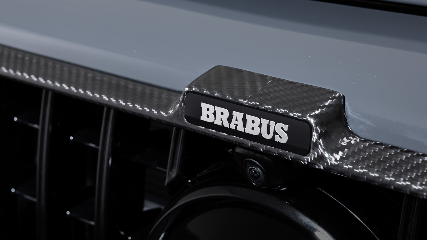 Ornament grila fata carbon Mercedes G63 AMG Brabus Widestar